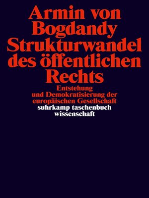 cover image of Strukturwandel des öffentlichen Rechts